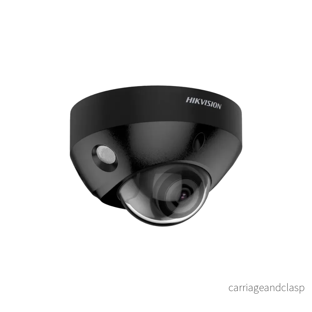 Hikvision DS-2CD2546G2-I 4MP minidome med SD-kortplats, PoE, IR-LED och mikrofon, svart - Bild 2