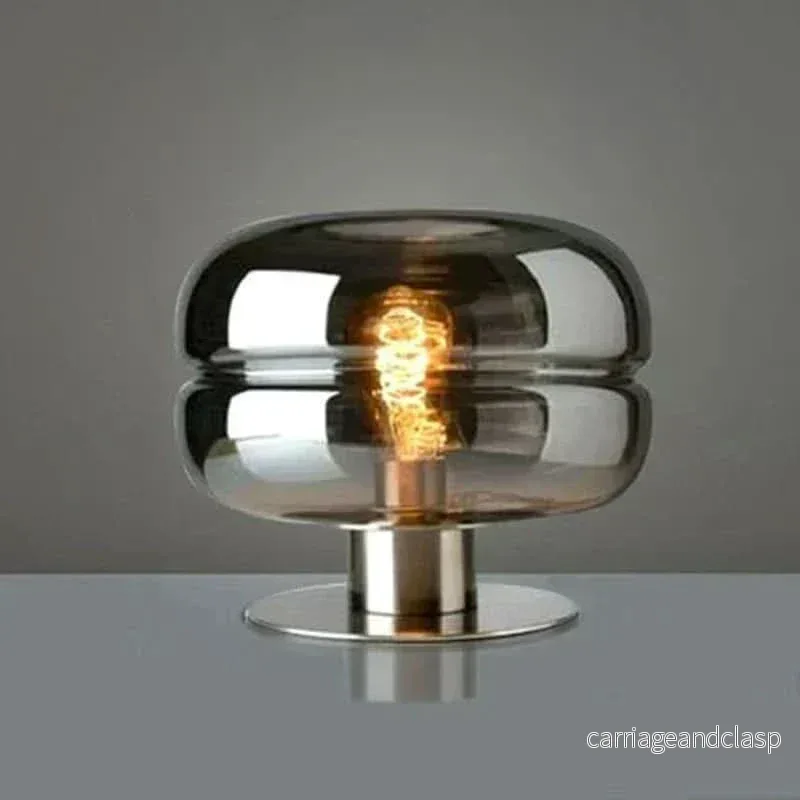 Skandinavisk Glas Bordslampa – AuroraForm E27 | Veska - Bild 2