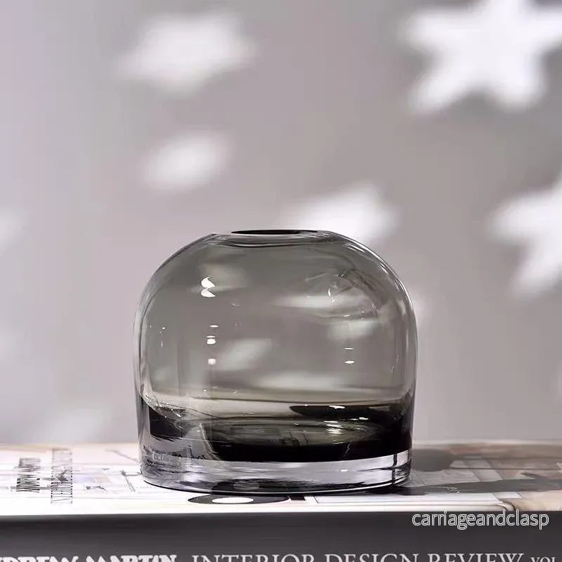 Rökig Glas Vas Svart Rök | Veska - Bild 2