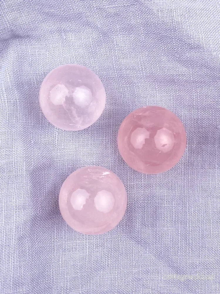 Rosakvart boll - Bild 2
