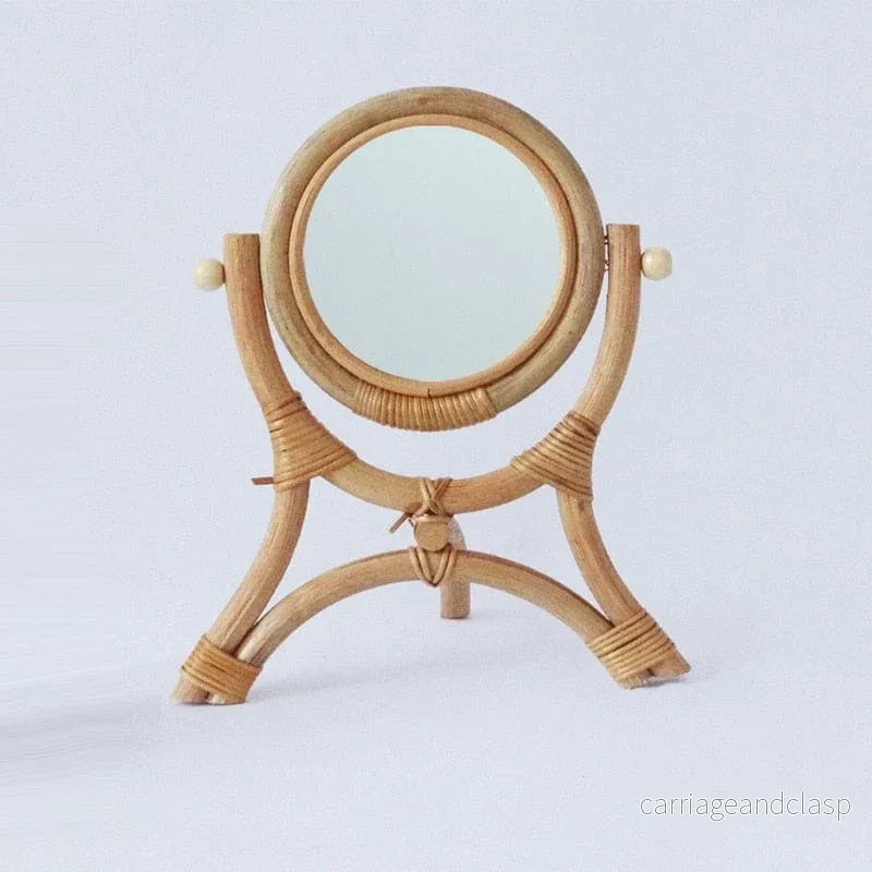 Rattan Handgjort Bordsspegel | Veska