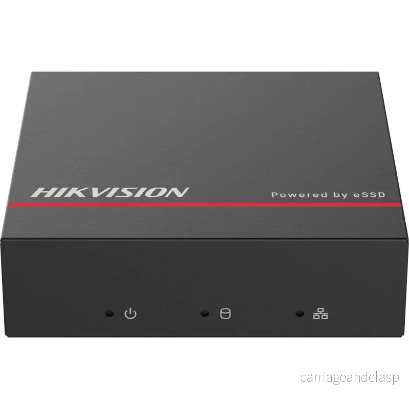 Hikvision DS-E08NI-Q1, Inkl. 2TB SSD, Lämplig för 8 IP-kameror. Utan PoE - Bild 2