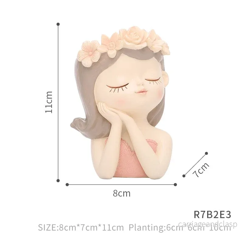 Cartoon Girl Succulent Pot | Veska - Bild 3