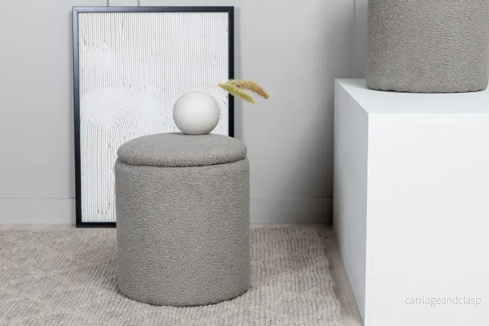 Limpen Sittpuff Grå