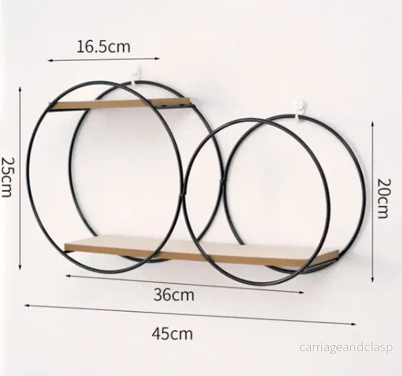 Stilig minimalistisk metalvägghylla för böcker och dekoration | Veska Stilig minimalistisk metalvägghylla för böcker och dekoration | Veska