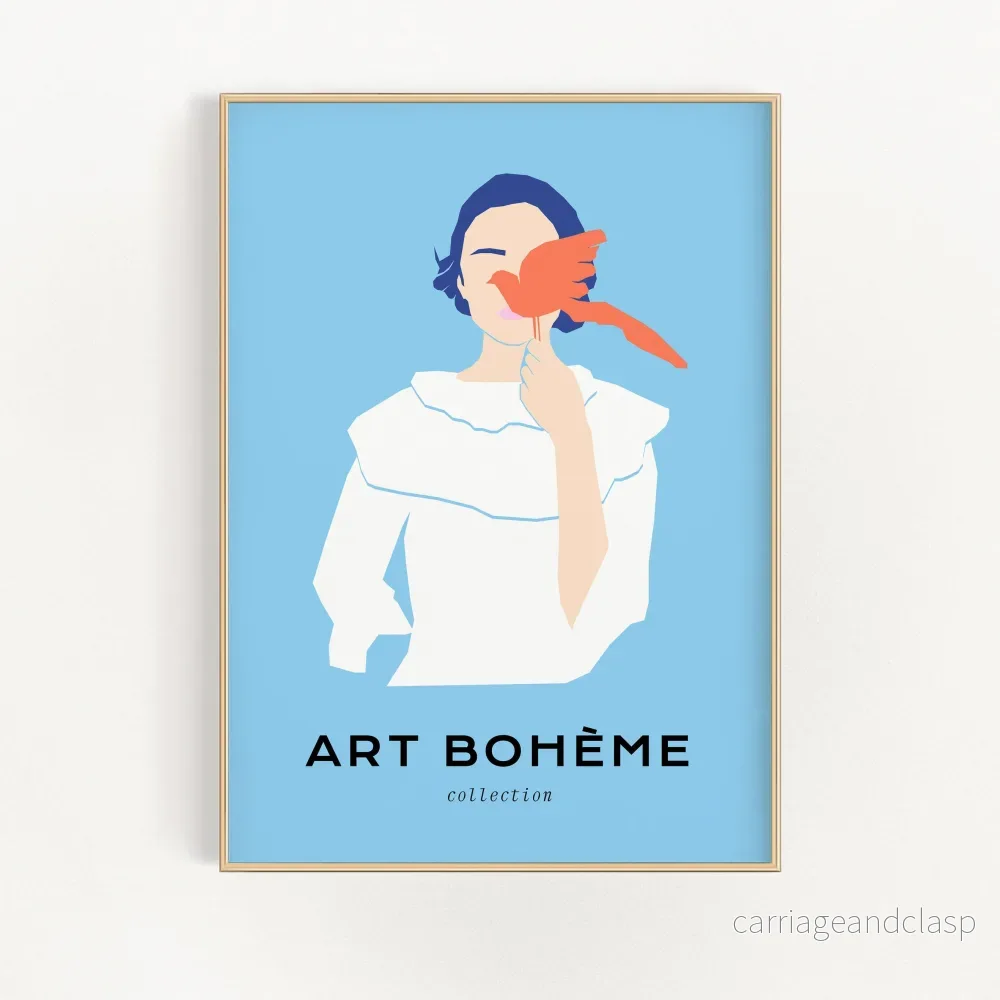 Lady with Bird | Veska