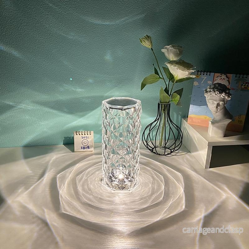 Rose Rays Kristall Diamant Bordslampa | Veska - Bild 2