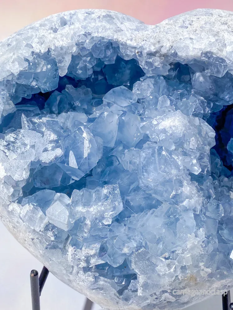 Jättestort Celestithjärta (Nr. 88) - Bild 3