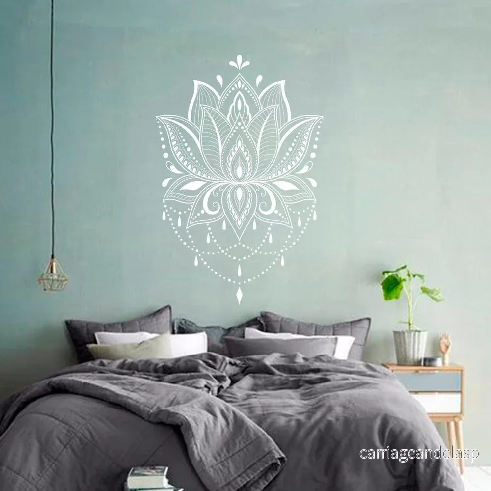 Lotus Mandala Väggdekal | Veska Lotus Mandala Väggdekal | Veska