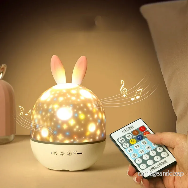 LED Universe Stars Bunny Projektor Nattljus | Veska LED Universe Stars Bunny Projektor Nattljus | Veska