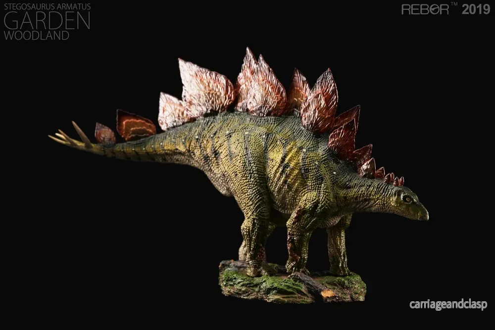 REBOR 1:35 Male Stegosaurus Garden Woodland Armatus Museum Class Replica - Bild 3