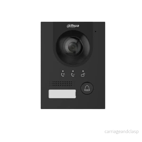 Dahua VTO2202F-P-S3 Svart, utomhusstation, IP och 2-wire, 160gr kamera, PoE