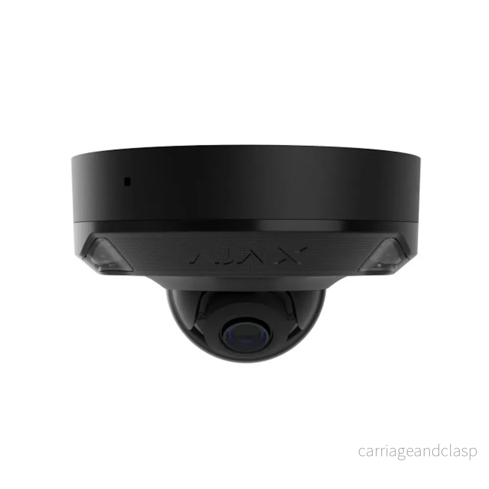 Ajax Systems DomeCam Mini HL Svart 5MP IP-kamera med hybridbelysning