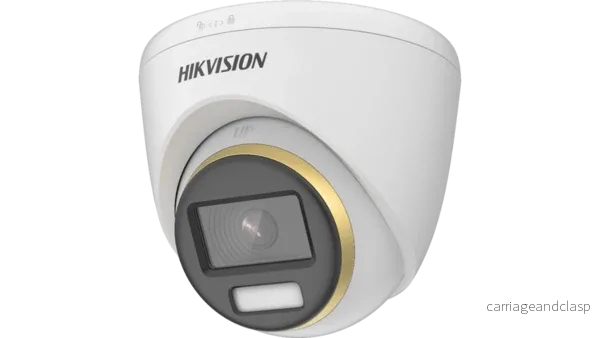 Hikvision DS-2CE72DF3T-FS, 2Mp, Turbo HD, ColorVu Dome, Fullfärg!