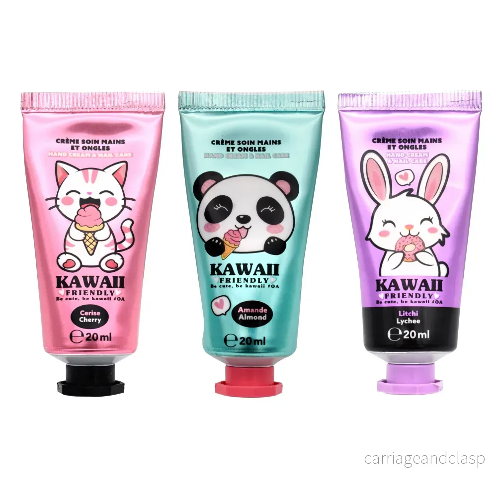 Set med 3 söta handkrämer -KAWAII –