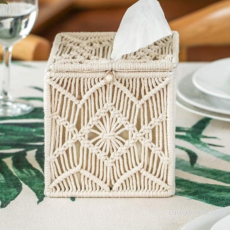 Macrame Servettlåda | Veska - Bild 3