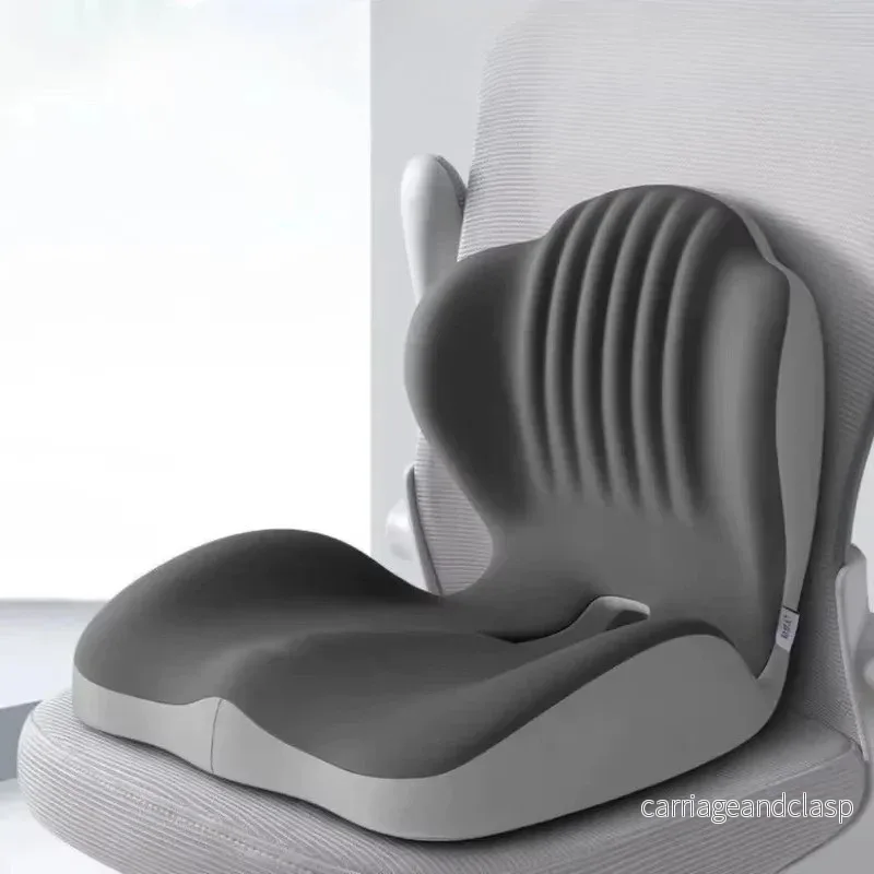 Ergonomisk Sittkudde med Ryggstöd – Memory Foam för Bättre Hållning