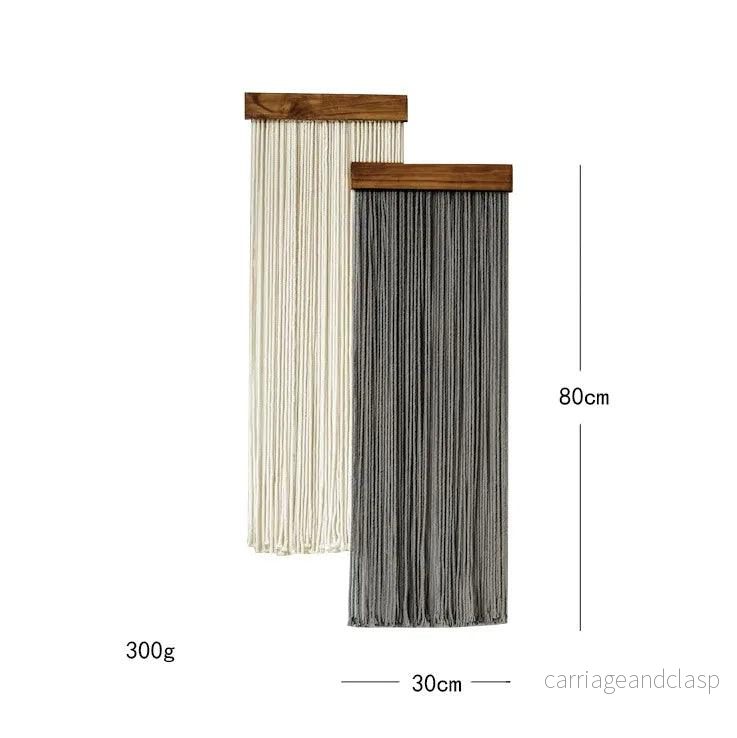 2 st Macrame Vägghängande Tapestry Ornament │ Textil Väggkonst för Boho Hemhylla Dekor | Veska