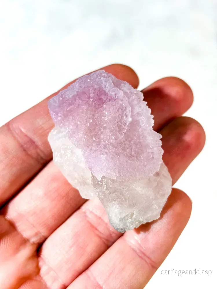 Kristalliserad Rosenkvarts (Nr. 8) (Collectors Specimen) - Bild 2