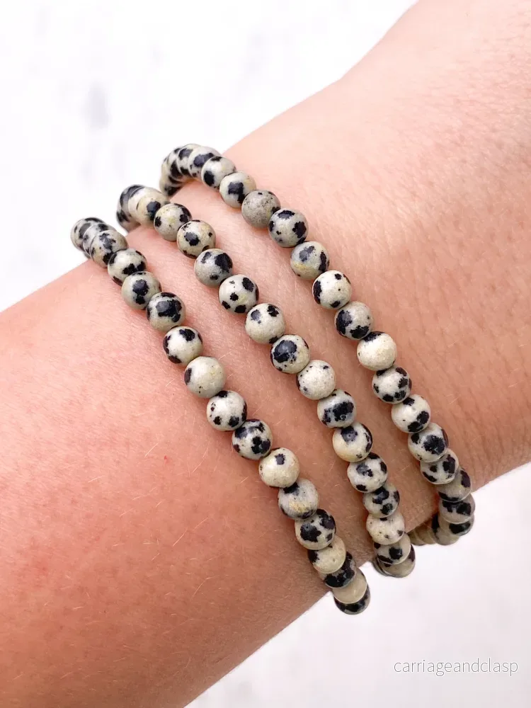 Dalmatiner jaspis armband - Bild 3
