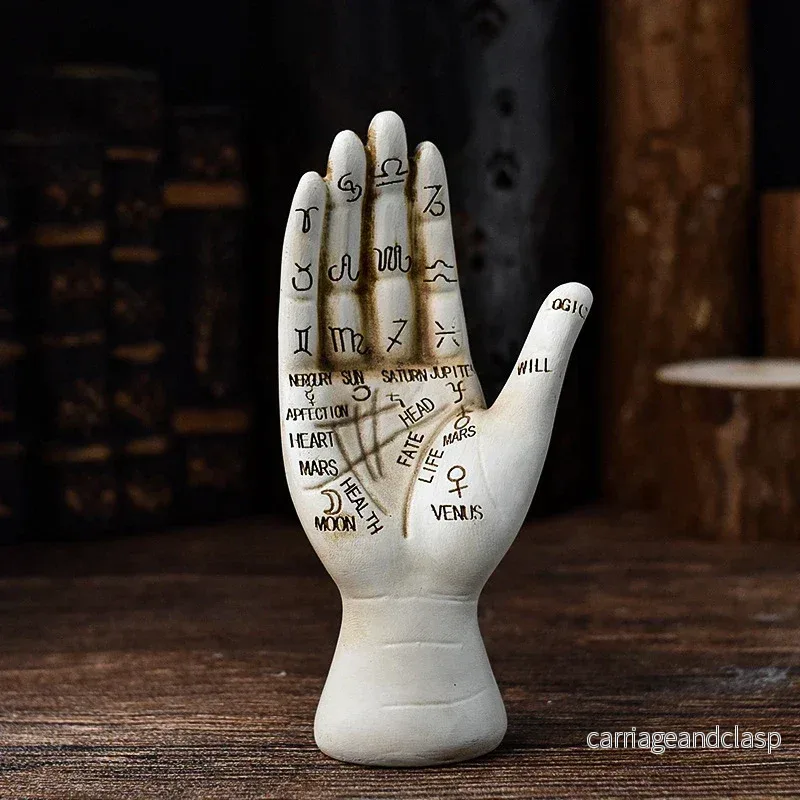 Zodiac Symboler Mystic Palmistry Hand Skulptur | Veska Zodiac Symboler Mystic Palmistry Hand Skulptur | Veska