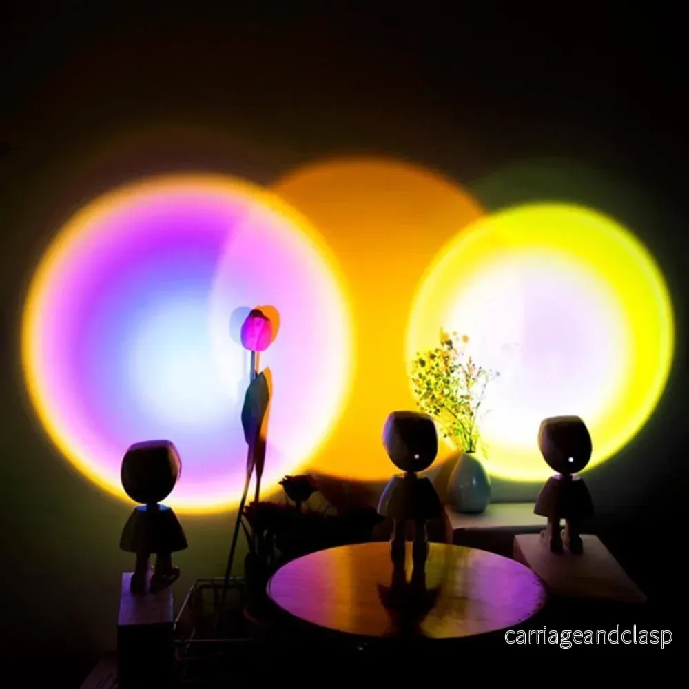 Atmosfärisk Solnedgång Robot Lampa LED | Veska - Bild 3