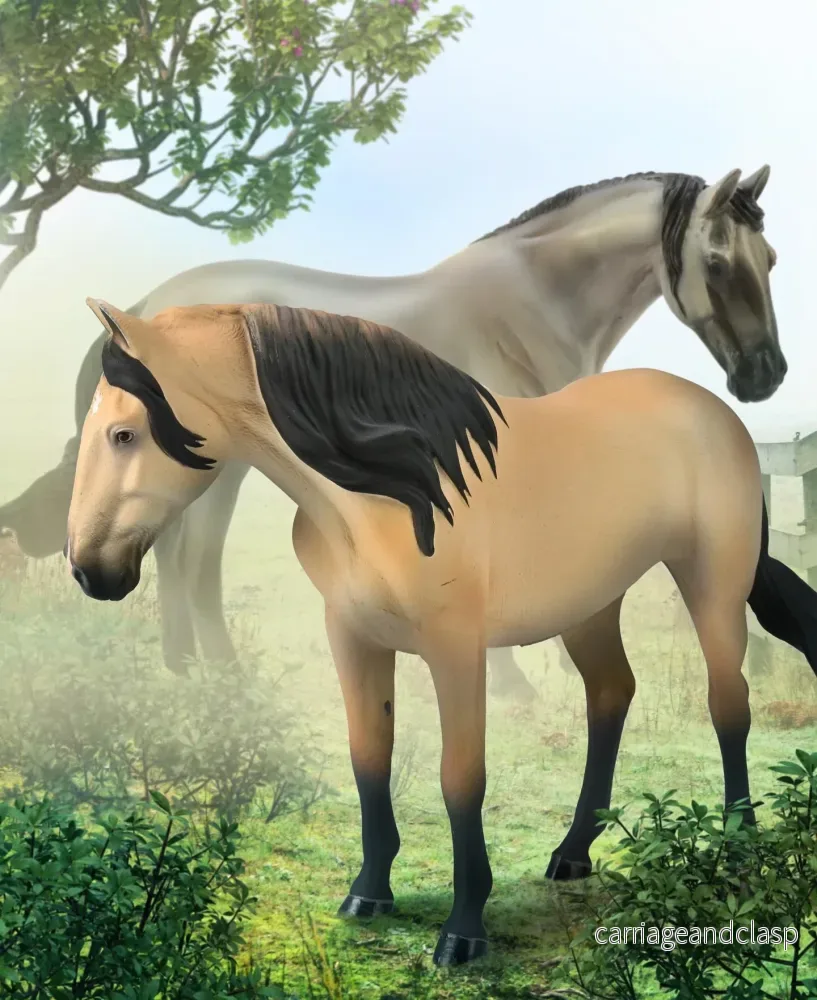 CollectA - Lusitano sto Buttermilk Buckskin - Deluxe Skala 1:12 - Bild 3