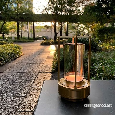 Lyxig och Elegant Trådlös Bordslampa | AuraLux | Veska - Bild 3