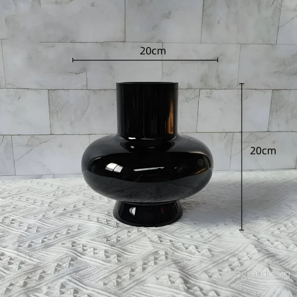 Subtil Rund Glas Vasen | Veska