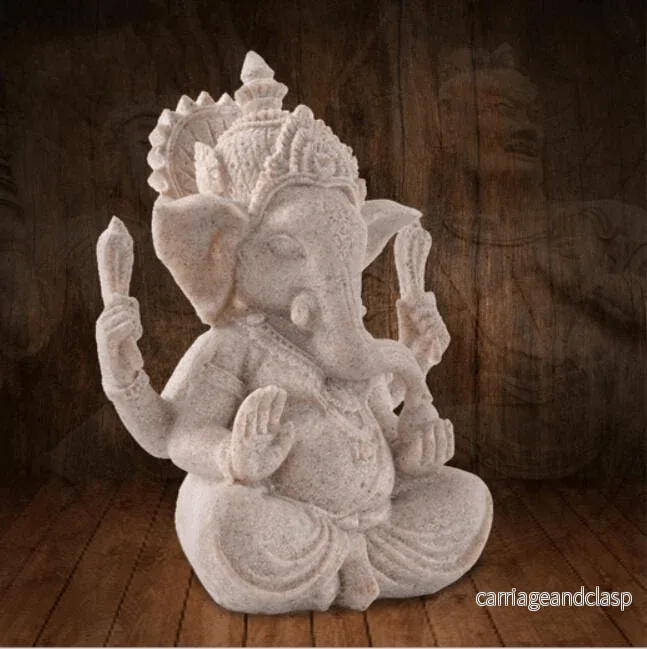 Ganesh Elefant Buddha Staty | Veska - Bild 3