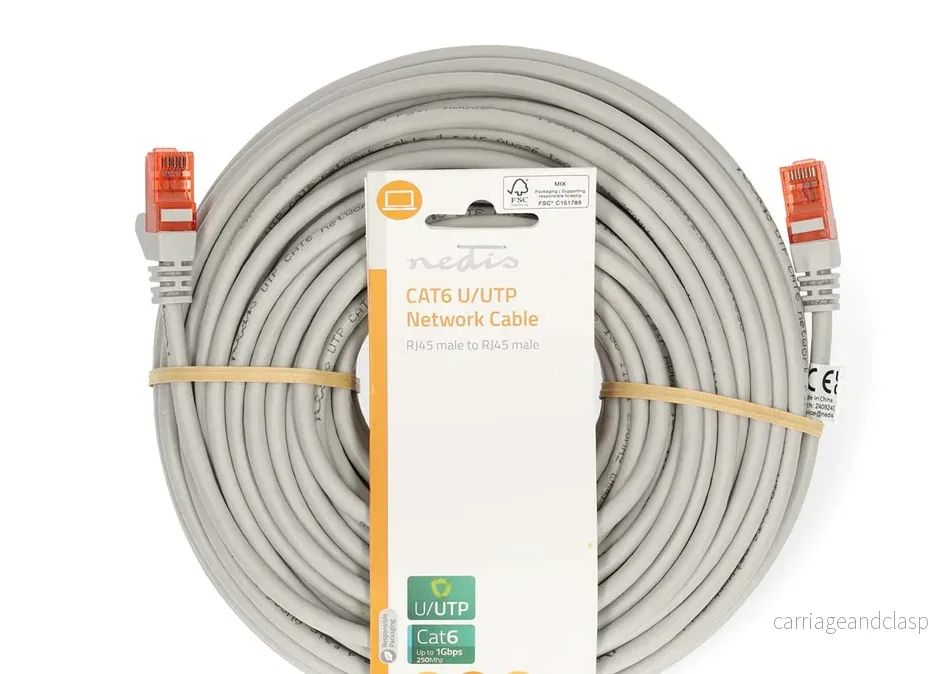 alarmsystemexpert UTP CAT6 nätverkskabel 20,0 m - Bild 3