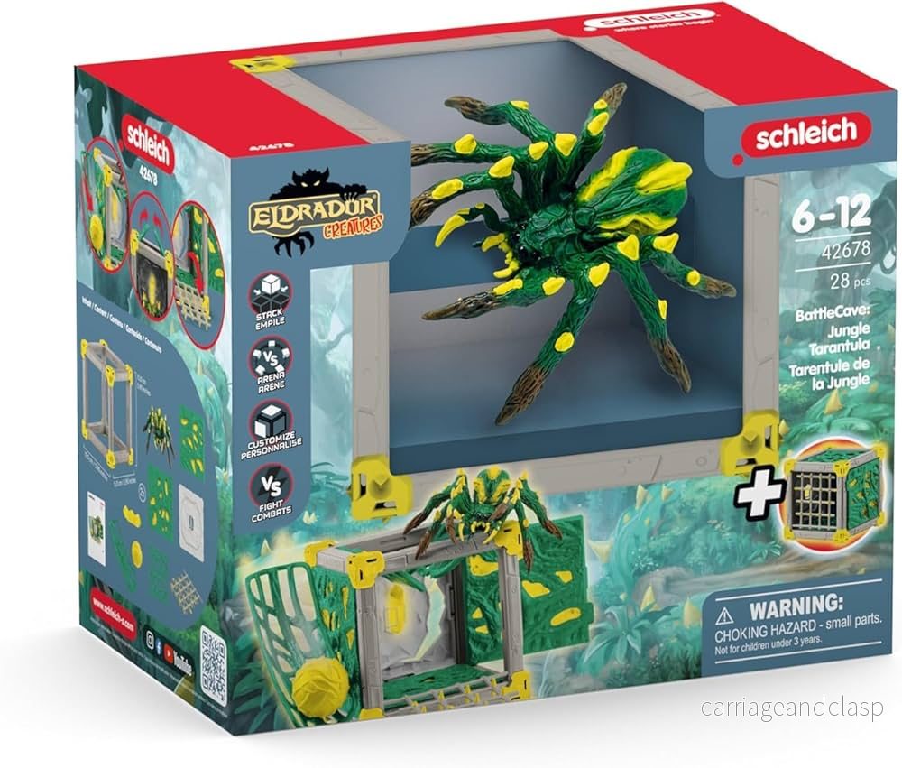 Schleich ELDRADOR® CREATURES - BattleCave Jungle Tarantula