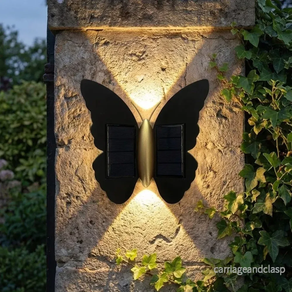 Butterfly Life Solarlamp för utomhusbruk | Veska