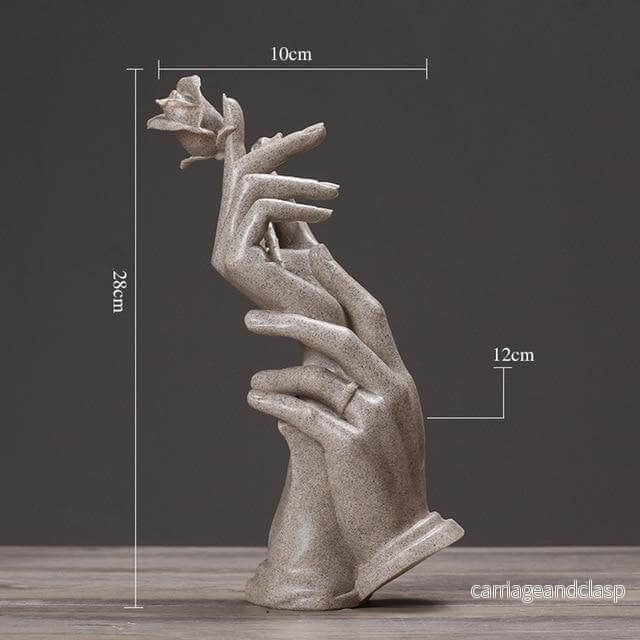 Tillsammans Kärlek Ros Statue | Veska Tillsammans Kärlek Ros Statue | Veska
