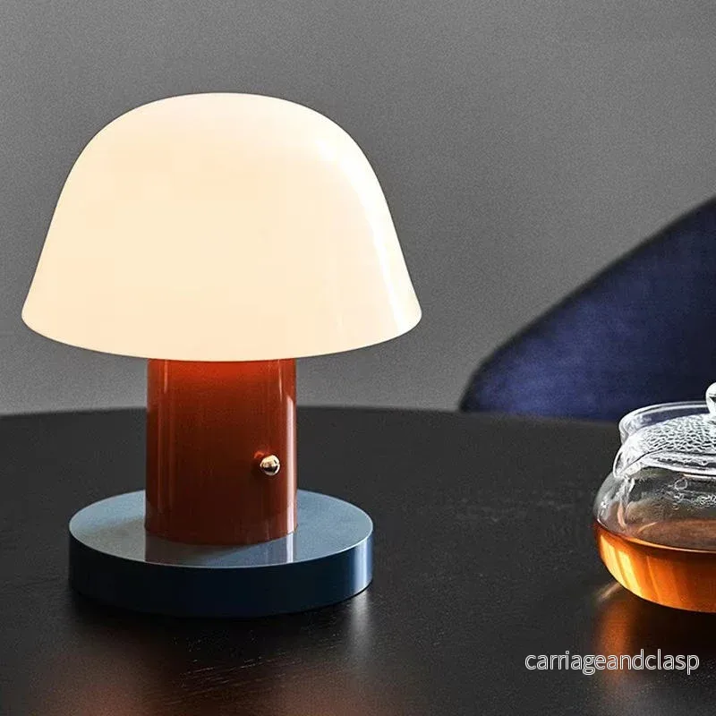 Veska | NatureGlow Lampa - Modern Svamp Bordslampa - Bild 3