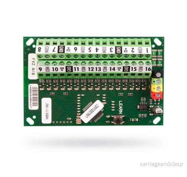 Jablotron JA-116H BUS-expander – 16 ingångar Jablotron JA-116H BUS-expander – 16 ingångar