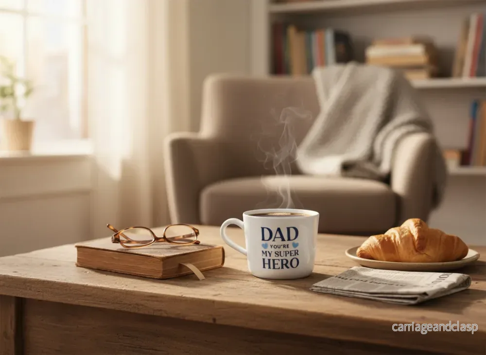 Kawaii Superhjälte Pappa Mugg - Perfekt Present till Fars Dag eller Jul - Bild 2