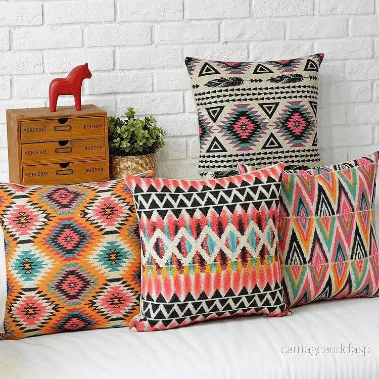 Geometrisk Boho Kuddöverdrag | Veska - Bild 2