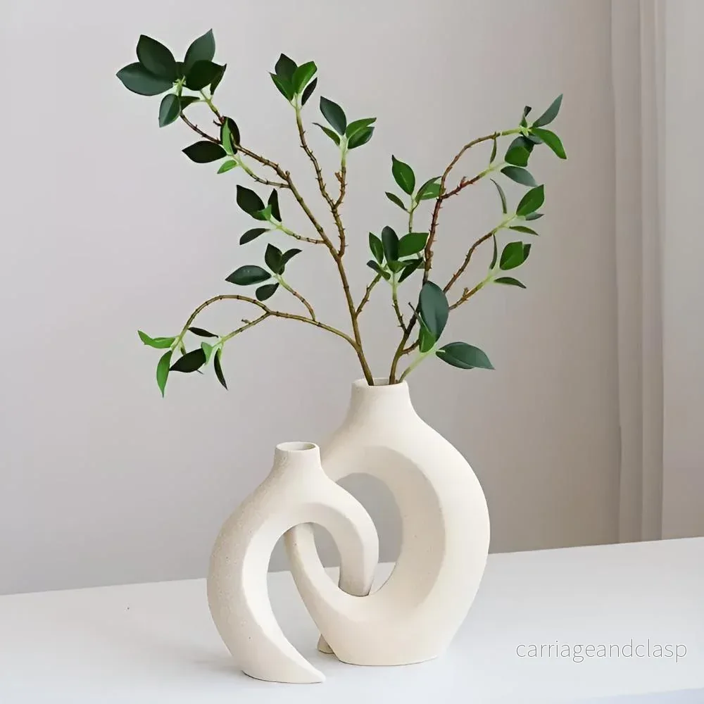 Unity Vase Duo | Modern abstrakt keramik | Veska - Bild 3