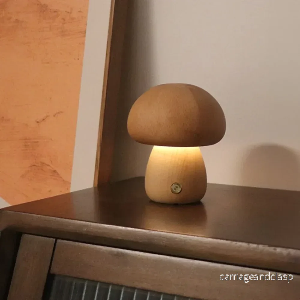 Bordslampa med träsvampdesign | Veska Bordslampa med träsvampdesign | Veska