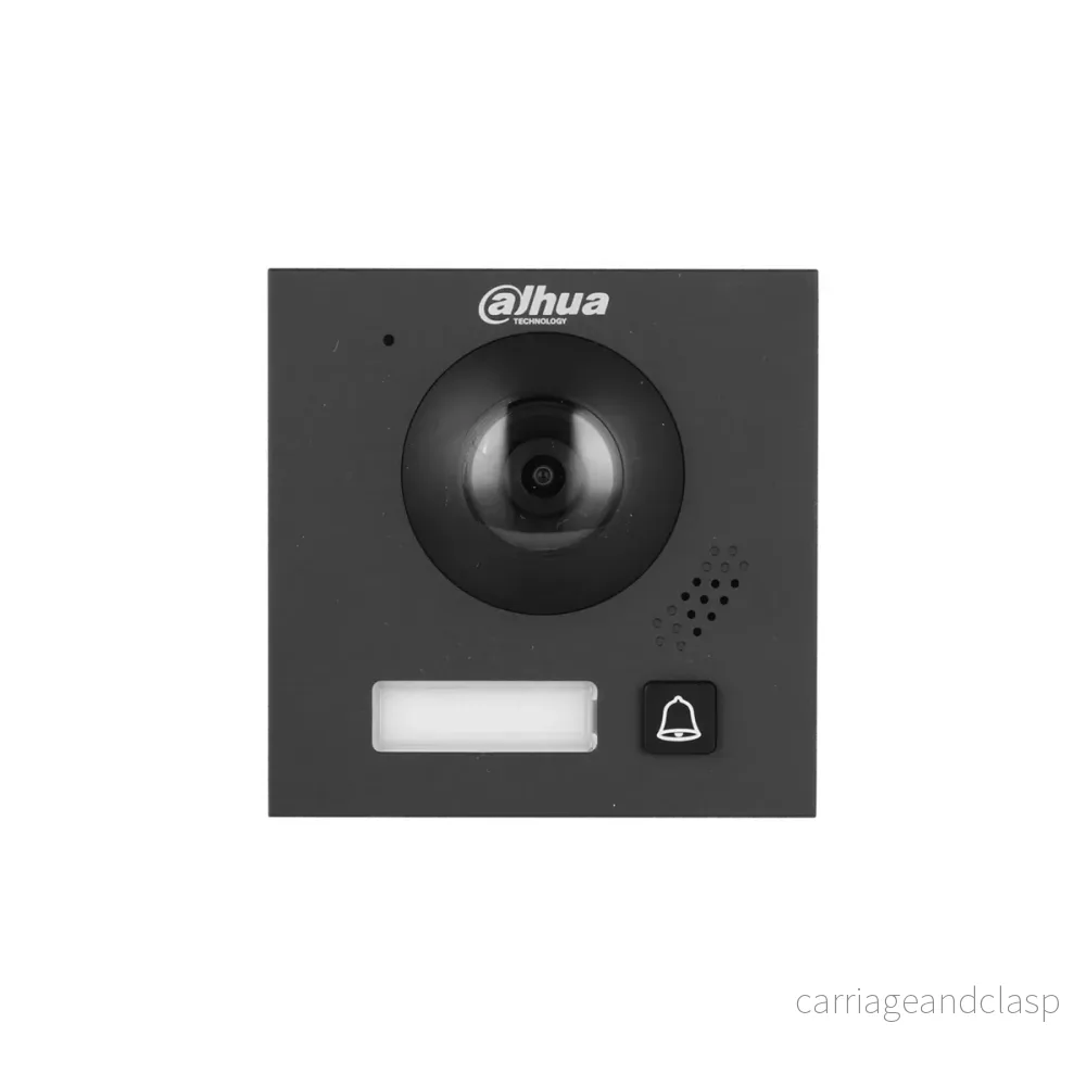 Dahua VTO4202FB-P1 Video Intercom Kamera Huvudmodul Svart med 1 ringtryckknapp - Bild 2