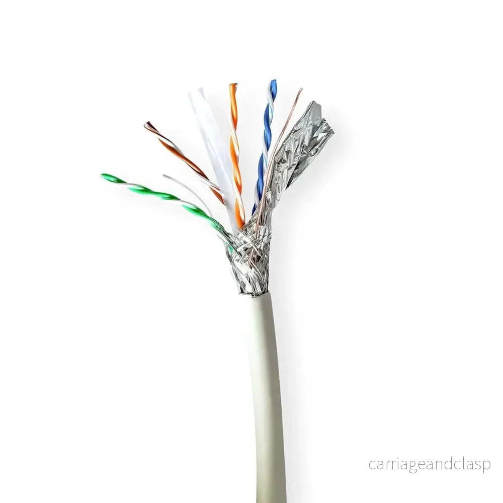 Nedis Nätverkskabel CAT6A S/FTP, 305 m på rulle, 100% koppar, solida kärnor - Bild 2