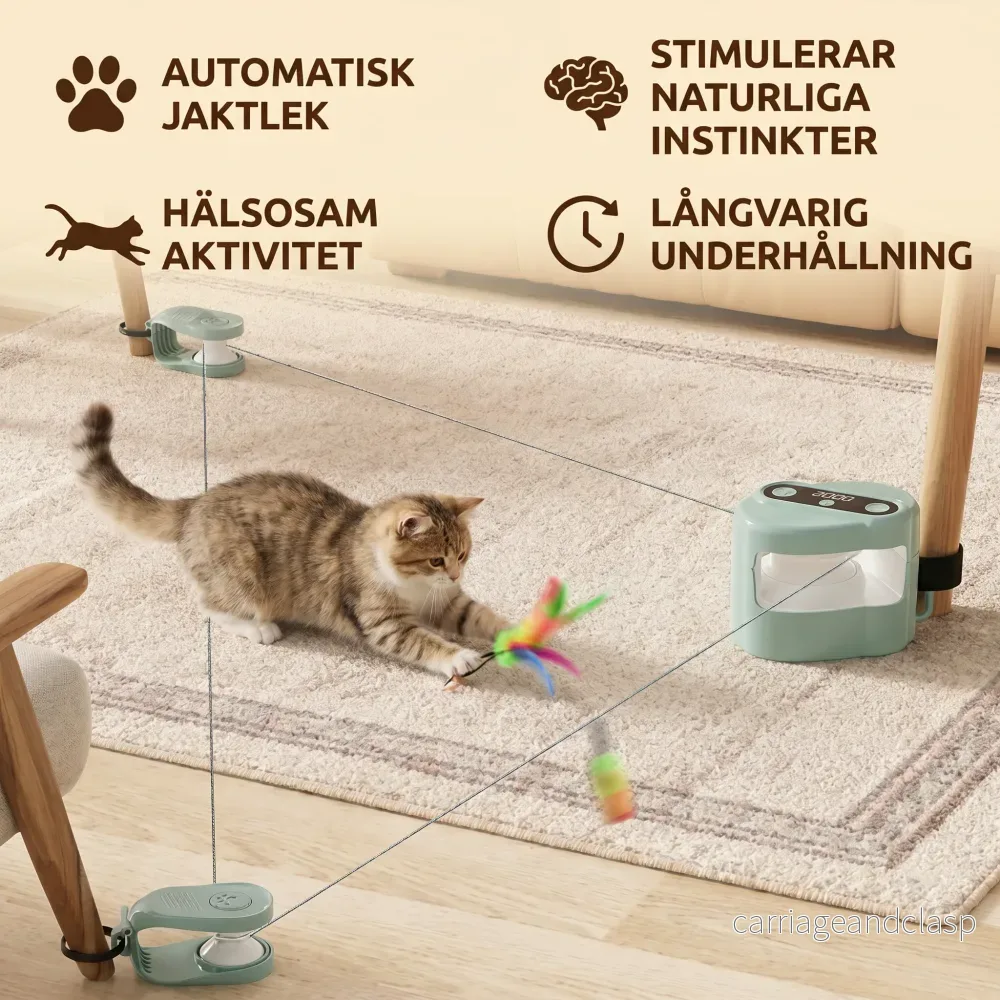 Automatisk Kattbana för Jaktlek - Bild 2