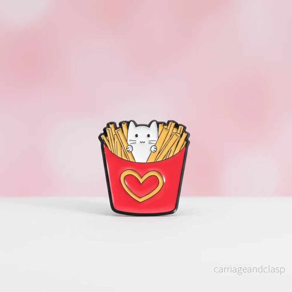 Pin – Katt med pommes Pin – Katt med pommes