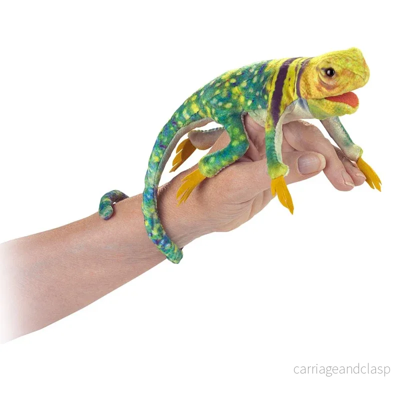 Folkmanis® Puppets - Mini Lizard, Collared (Halsbandsleguan) - Bild 2