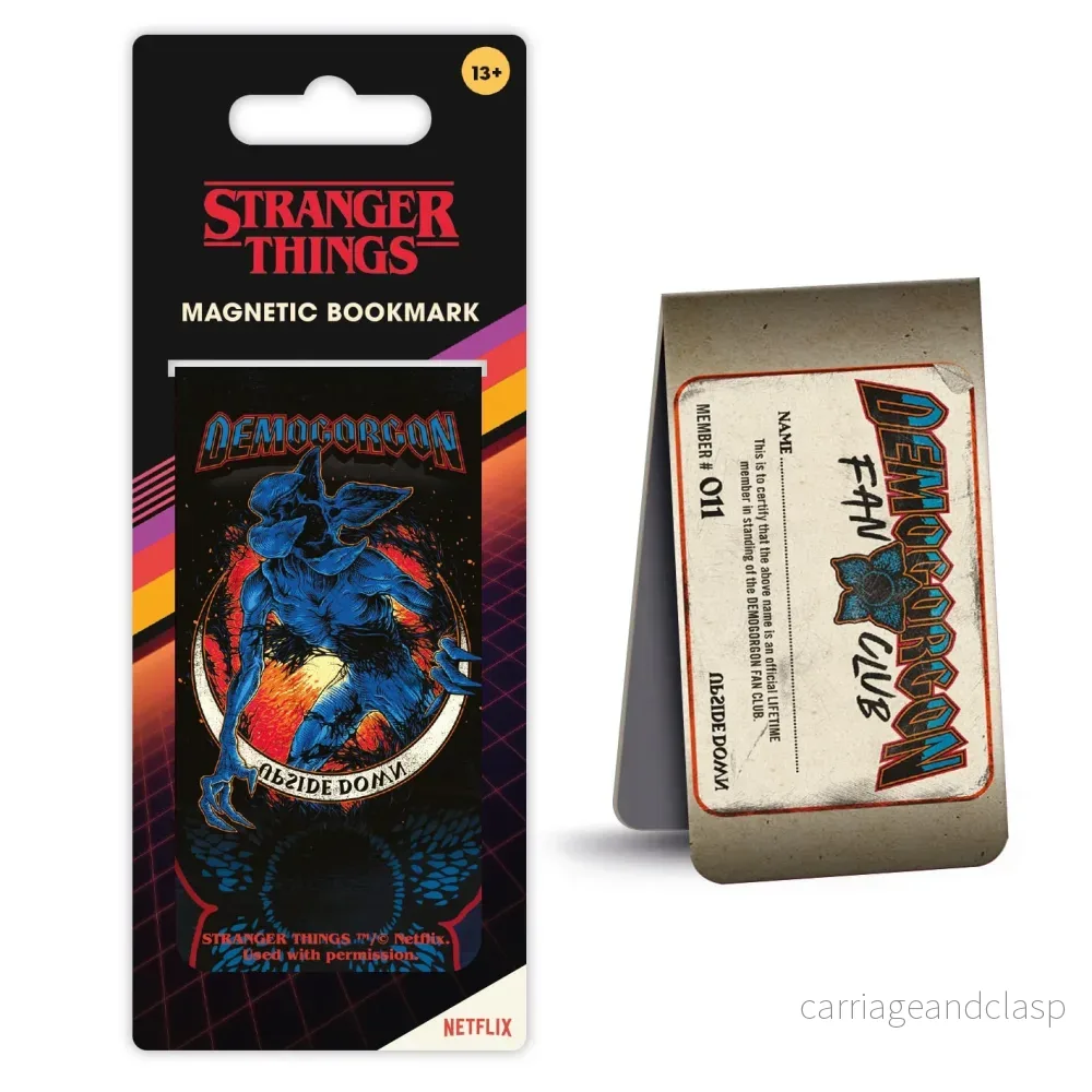 Stranger Things - Demogorgon Fanclub Magnetiskt Bokmärke