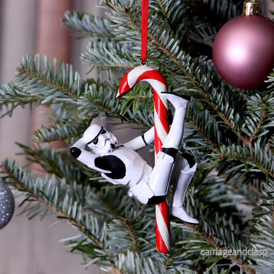 ORIGINAL STORMTROOPER - Stormtrooper Med Polkagrisstång Julgransdekoration