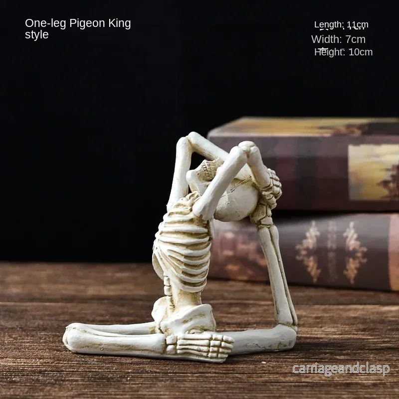 Yoga Master Skeleton Figurine | Veska Yoga Master Skeleton Figurine | Veska