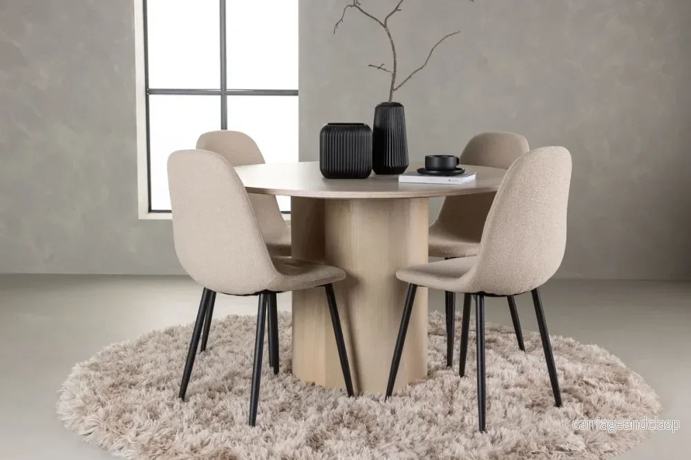 Olivia & Polar Matgrupp Vitputsad/Beige Olivia & Polar Matgrupp Vitputsad/Beige