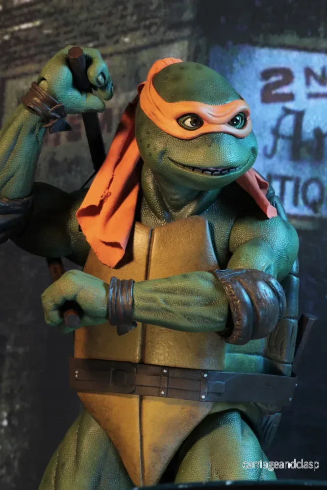 Teenage Mutant Ninja Turtles (1990 Movie) – Michelangelo - NECA - Bild 2